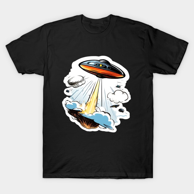 UFO_9 T-Shirt by Buff Geeks Art